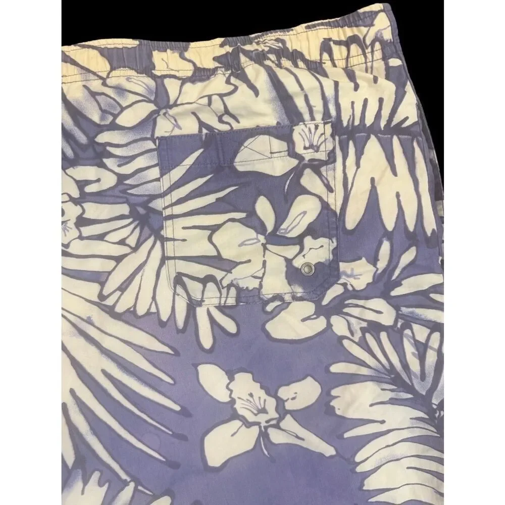 Polo Sport Men’s Swim Trunks Large Drawstring Liner Tropical Print Beach